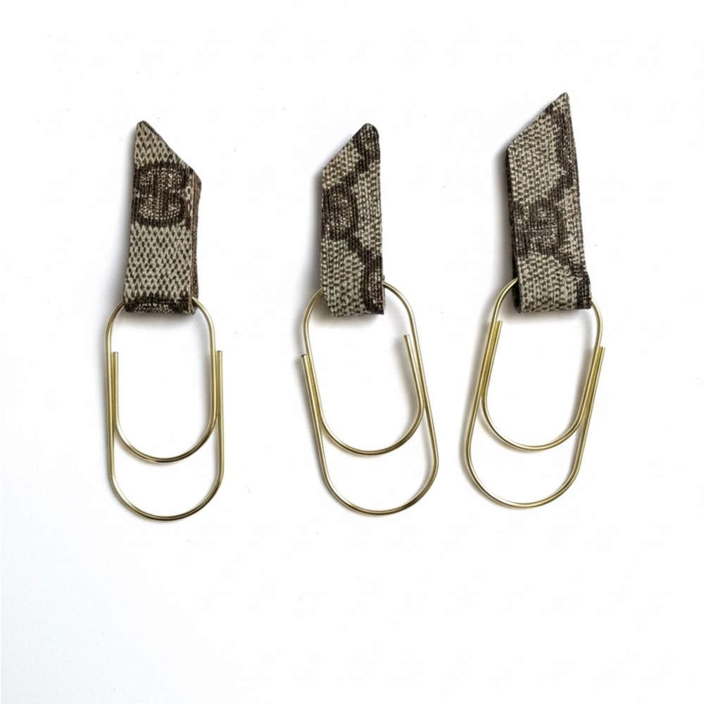 Upcycled GG Planner Clips - Set of 3